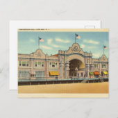 ニュージャージー州メイ岬コンベンションホール ポストカード (正面/裏面)