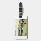 ニュージャージー州メイ岬ボードウォークヴィンテージ ラゲッジタグ (正面縦)