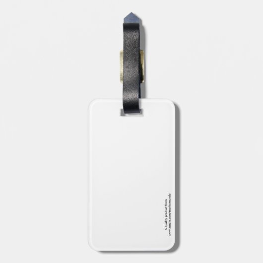 ニュージャージー州メイ岬ボードウォークヴィンテージ ラゲッジタグ (裏面縦)