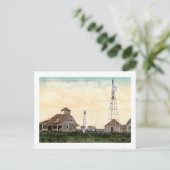 ニュージャージー州メイ岬ライトハウスヴィンテージ ポストカード (スタンド正面)