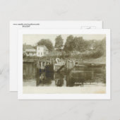 ニュージャージー州モリスカナルヴィンテージ ポストカード (正面/裏面)