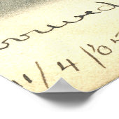 ニュージャージー州モンクレア駅1905ヴィンテージ ポスター (角)