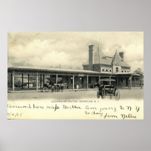 ニュージャージー州モンクレア駅1905ヴィンテージ ポスター