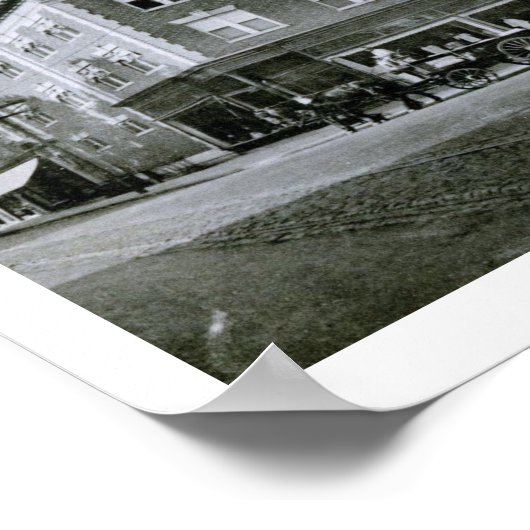 ニュージャージー州モントクレアのバレーロードヴィンテージ ポスター (角)