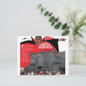 ニュージャージー州ワイルドウッドの城ドラキュラ ポストカード (スタンド正面)