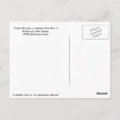 ニュージャージー州ワイルドウッドの城ドラキュラ ポストカード (裏面)