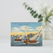 ニュージャージー州ワイルドウッドヨットクラブでのセーリングレガッタ ポストカード (スタンド正面)