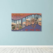 ニュージャージー州ワイルドウッド・バイ・ザ・シー キャンバスプリント (インサイチュ (ウッドフロア))