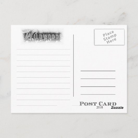 ニュージャージー州ワイルドウッド ポストカード (裏面)