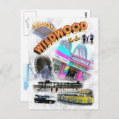 ニュージャージー州ワイルドウッド ポストカード (正面/裏面)