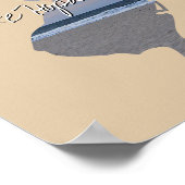 ニュージャージー州写真の挿入と町名 ポスター (角)