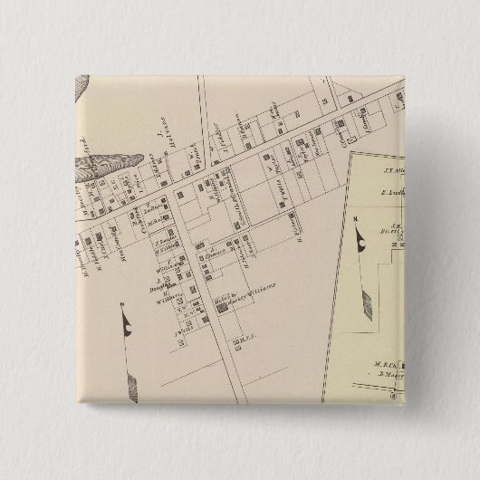 ニュージャージー州南デンニスビル北部 缶バッジ (正面)