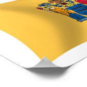 ニュージャージー州旗のポスタープリント ポスター (角)