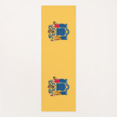 ニュージャージー州旗を持つ愛国的なヨガマット ヨガマット (正面)