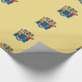 ニュージャージー州旗シール ラッピングペーパー (角)