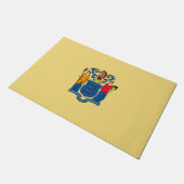 ニュージャージー州旗デザイン ドアマット (アングル)