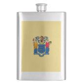 ニュージャージー州旗デザイン フラスク (正面)