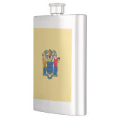 ニュージャージー州旗デザイン フラスク (左)