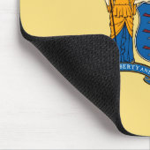 ニュージャージー州旗デザイン マウスパッド (コーナー)