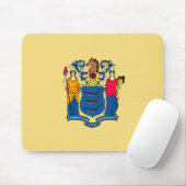 ニュージャージー州旗デザイン マウスパッド (マウス)
