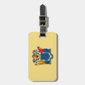 ニュージャージー州旗デザイン ラゲッジタグ (正面縦)