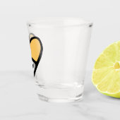 ニュージャージー州旗ハート、NJショットグラス ショットグラス (右)