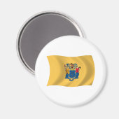 ニュージャージー州旗マグネット マグネット (正面/裏面)