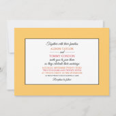 ニュージャージー州旗結婚旗 招待状 (正面)