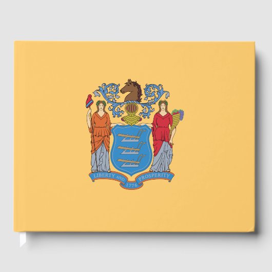 ニュージャージー州旗 ゲストブック (正面)