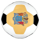 ニュージャージー州旗 サッカーボール (回転)