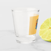 ニュージャージー州旗 ショットグラス (左)