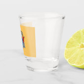 ニュージャージー州旗 ショットグラス (右)