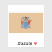 ニュージャージー州旗 シール (シート)