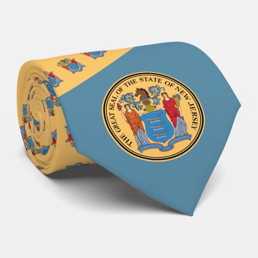 ニュージャージー州旗・シール ネクタイ (ロール)