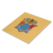 ニュージャージー州旗 タイル (側面)