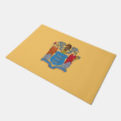 ニュージャージー州旗 ドアマット (アングル)