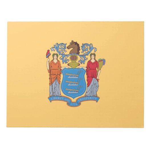 ニュージャージー州旗 ノートパッド (正面)