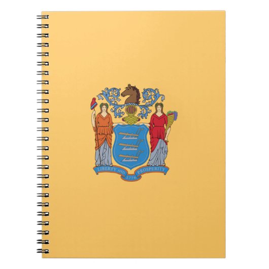 ニュージャージー州旗 ノートブック (正面)