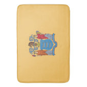 ニュージャージー州旗 バスマット (正面縦)