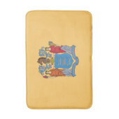 ニュージャージー州旗 バスマット (正面縦)