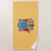 ニュージャージー州旗 ビーチタオル (正面)