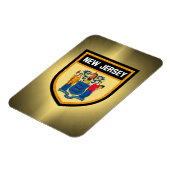 ニュージャージー州旗 マグネット (左側)