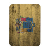 ニュージャージー州旗; マグネット (縦)