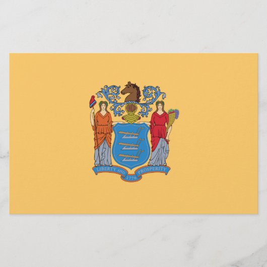 ニュージャージー州旗 便箋 (正面)