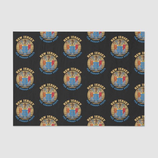 ニュージャージー州旗 薄葉紙 (正面)