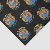 ニュージャージー州旗 薄葉紙 (詳細)