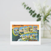 ニュージャージー州海シティからの挨拶！ ポストカード (スタンド正面)