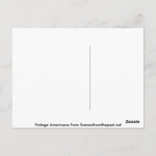 ニュージャージー州海シティからの挨拶! ポストカード (裏面)