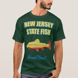 ニュージャージー州淡水魚ブルックマス Tシャツ