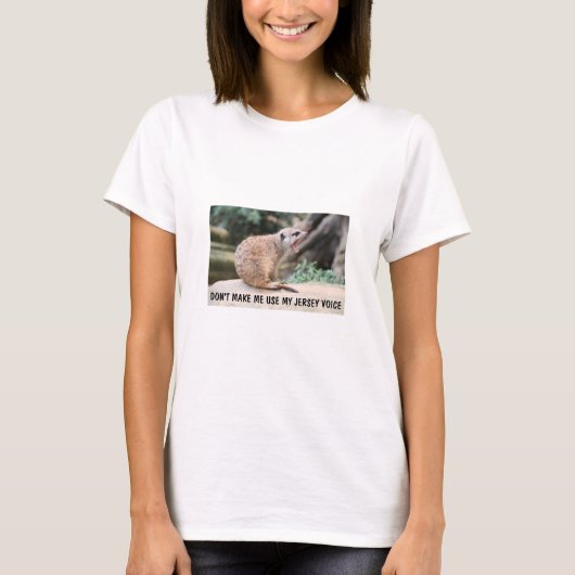 ニュージャージー州 おもしろい ユーモア Tシャツ (正面)
